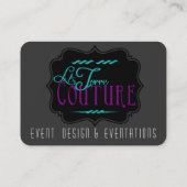 カメラマンまたはイベントプランナーの名刺-モダン 名刺 (裏面)