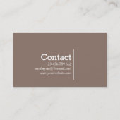 、カメラマンを結婚するカメラスタイリッシュなヒップスター 名刺 (裏面)