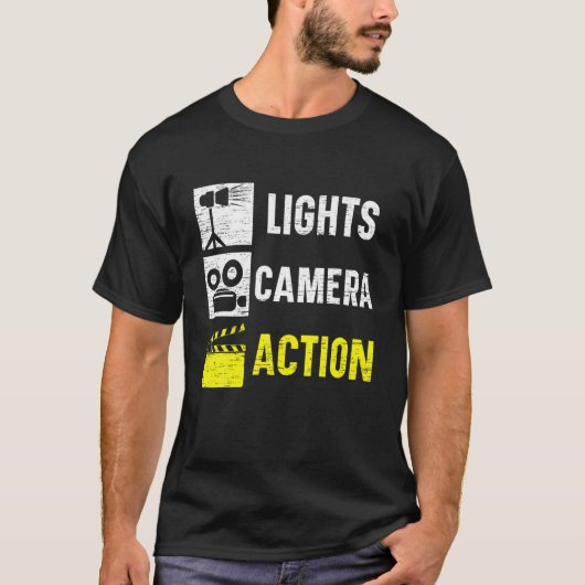 カメラマンカメラカム Tシャツ (正面)