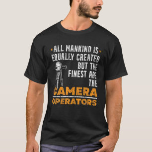 カメラマンカメラカム Tシャツ