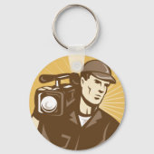 カメラマンキーチェーン キーホルダー (正面)