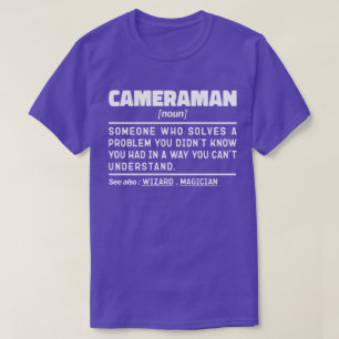 カメラマンクール名詞カメラ写真愛好家フニー Tシャツ