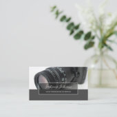 カメラマン用DSLRカメラビデオグラファーB 名刺 (スタンド正面)