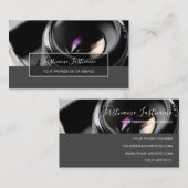 カメラマン用DSLRカメラレンズビデオグラファー 名刺 (正面/裏面)