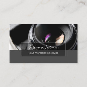 カメラマン用DSLRカメラレンズビデオグラファー 名刺