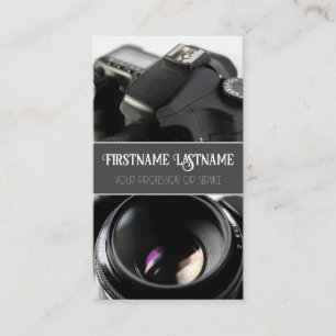 カメラマン用DSLRカメラレンズビデオグラファー 名刺