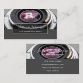 カメラマン用DSLRカメラレンズビデオグラファー 名刺 (正面/裏面)