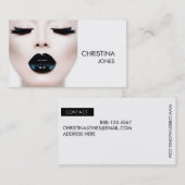 ★カメラマン美容師モデルモダンなHeadshotの★ 名刺 (正面/裏面)