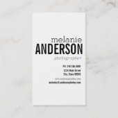 カメラマン|の名刺 名刺 (裏面)