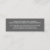 カメラマン スキニー名刺 (裏面)