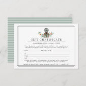 カメラマン レトロ カメラ ロゴ | ギフト券 エンクロージャーカード (正面/裏面)