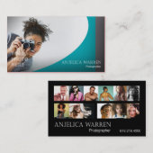 カメラマン、写真撮影、ビデオグラファー、カメラ 名刺 (正面/裏面)