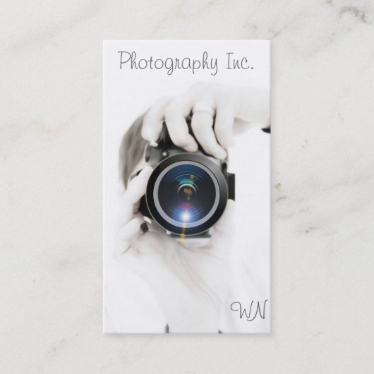 カメラマン 名刺 (正面)