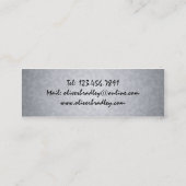 カメラマン-名刺 スキニー名刺 (裏面)