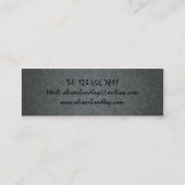 カメラマン-名刺 スキニー名刺 (裏面)