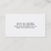 カメラマン-名刺 名刺 (裏面)