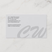 カメラマン-名刺 名刺 (裏面)