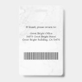 カメラマン 報道記者 ID カード オーダーメイド バッジ (裏面)