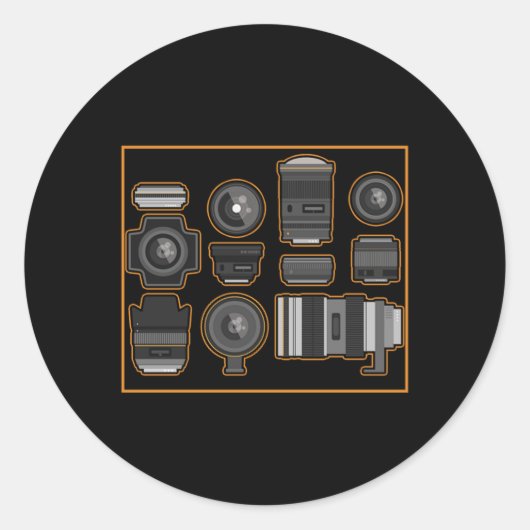 カメラマンGiカメラマン ラウンドシール (正面)