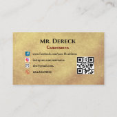 カメラメンビジネスカード 名刺 (裏面)