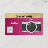 カメラメンビジネスカード 名刺 (正面)