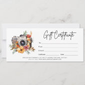 カメラモダンロゴ写真ギフト券 (正面)