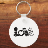 カメララブキーチェーン キーホルダー (正面)