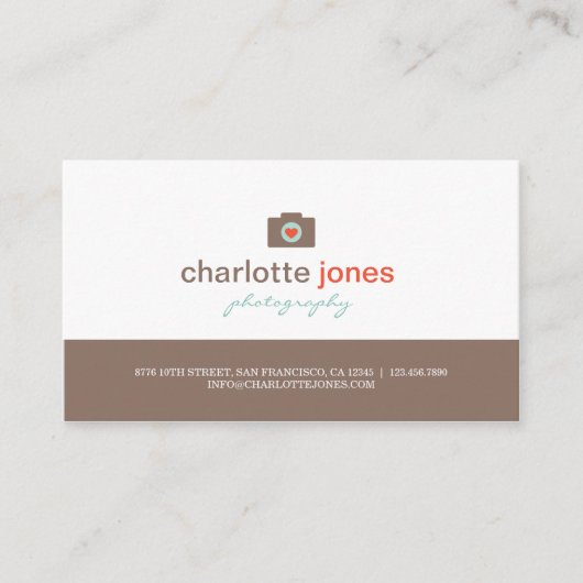 カメララブ写真撮影名刺 名刺 (正面)