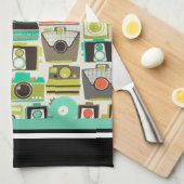 カメラレトロ キッチンタオル (四つ折り)