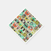 カメラレトロ スタンダードカクテルナプキン (角)