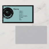 カメラレンズのカメラマンの名刺 名刺 (正面/裏面)