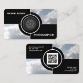 カメラレンズの画像分割 名刺 (正面/裏面)