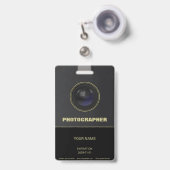 カメラレンズバッジ バッジ (伸縮クリップ付き付き表面)