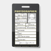 カメラレンズバッジ バッジ (裏面)