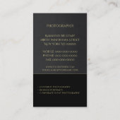 カメラレンズ名刺 名刺 (裏面)