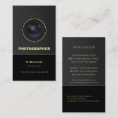 カメラレンズ名刺 名刺 (正面/裏面)