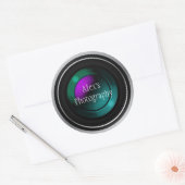 カメラレンズ撮影シール ラウンドシール (封筒)