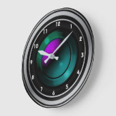 カメラレンズ撮影デザイン時計 ラージ壁時計 (傾斜)