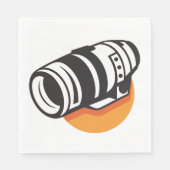 カメラレンズ紙ナプキン スタンダードランチョンナプキン (正面)