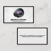 カメラレンズ装置 | フォトグラフィー 名刺 (正面/裏面)