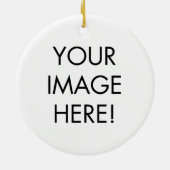 カメラレンズ-あなたの写真を加えて下さい セラミックオーナメント (裏面)