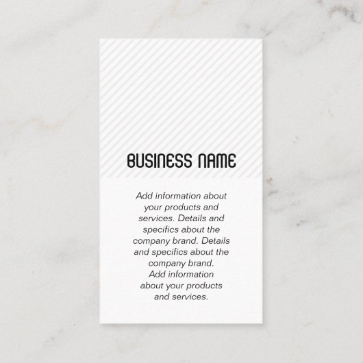 カメラレンズ |モノグラム 名刺 (裏面)