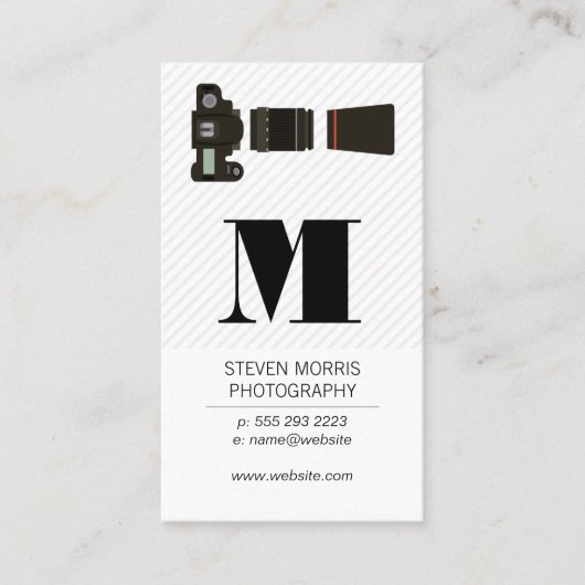 カメラレンズ |モノグラム 名刺 (正面)