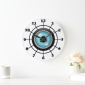 カメラレンズ ラージ壁時計 (ホーム)