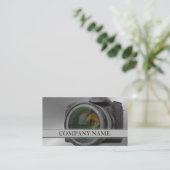 カメラレンズ 名刺 (スタンド正面)