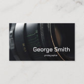 カメラレンズ 名刺 (正面)