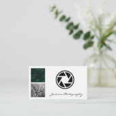 カメラレンズ |屋外自然写真 名刺 (スタンド正面)