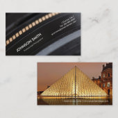 カメラレンズ – 最高の画像を背面に表示 名刺 (正面/裏面)