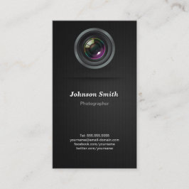 カメラレンズ - 背面で最高の写真を見せよう 名刺