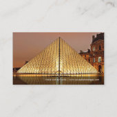 カメラレンズ – 背面最高のに作品を表示 名刺 (裏面)